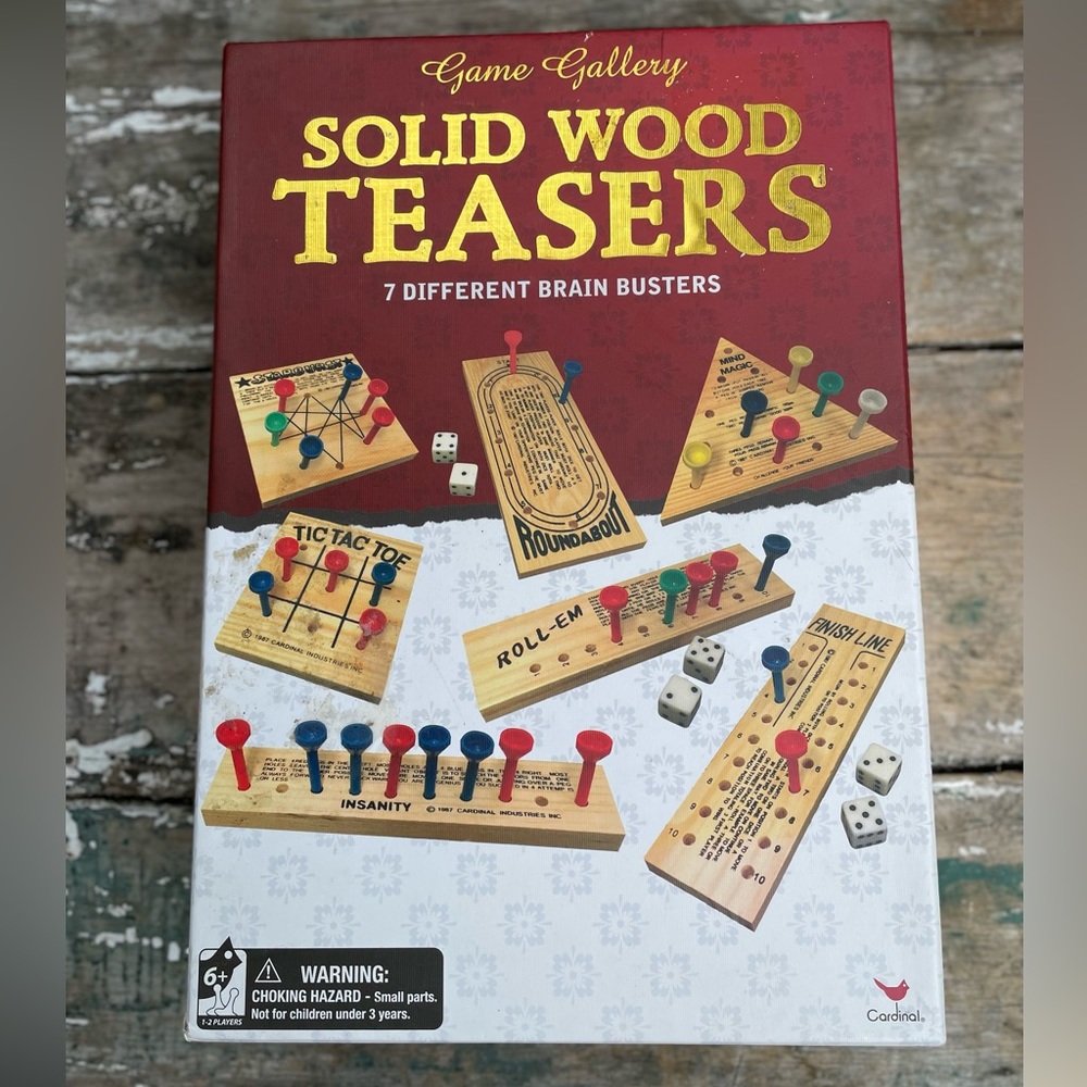 Solid Wood Teasers brain games